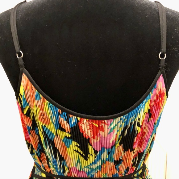 NWOT Loft Tropical Floral Fire Dress - Picture 4 of 11